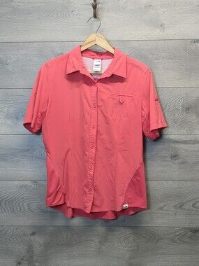 The North Face Short Sleeve Button Top Women's Size Large
